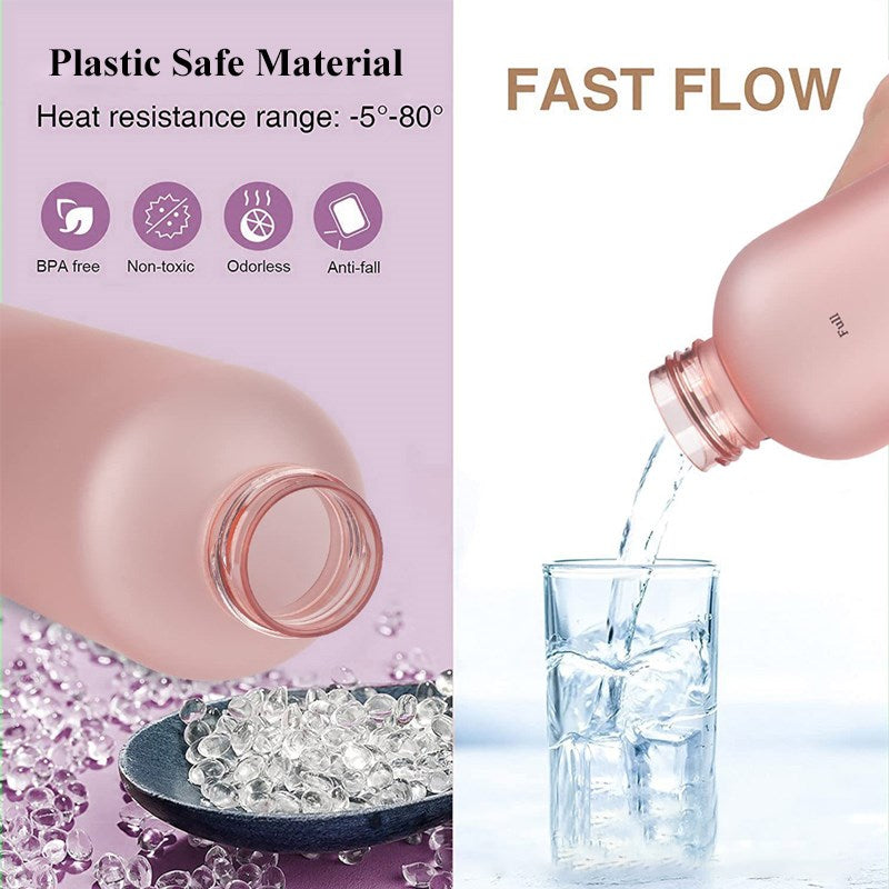 CAPESADE 1L Water Bottle with Time Marker