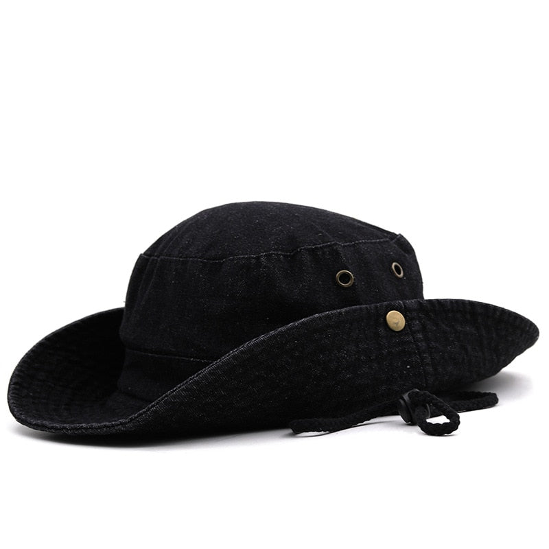 Blue Denim Beach Sun Hat