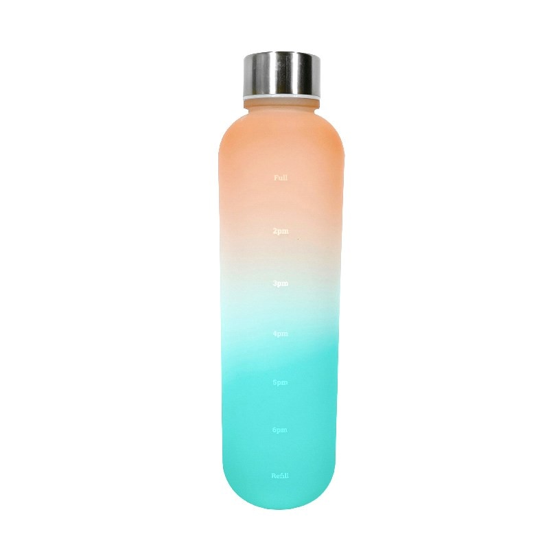 CAPESADE 1L Water Bottle with Time Marker