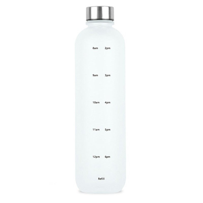 CAPESADE 1L Water Bottle with Time Marker