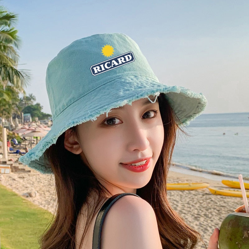 Bob Wash Cotton Denim RICARD Bucket Hat