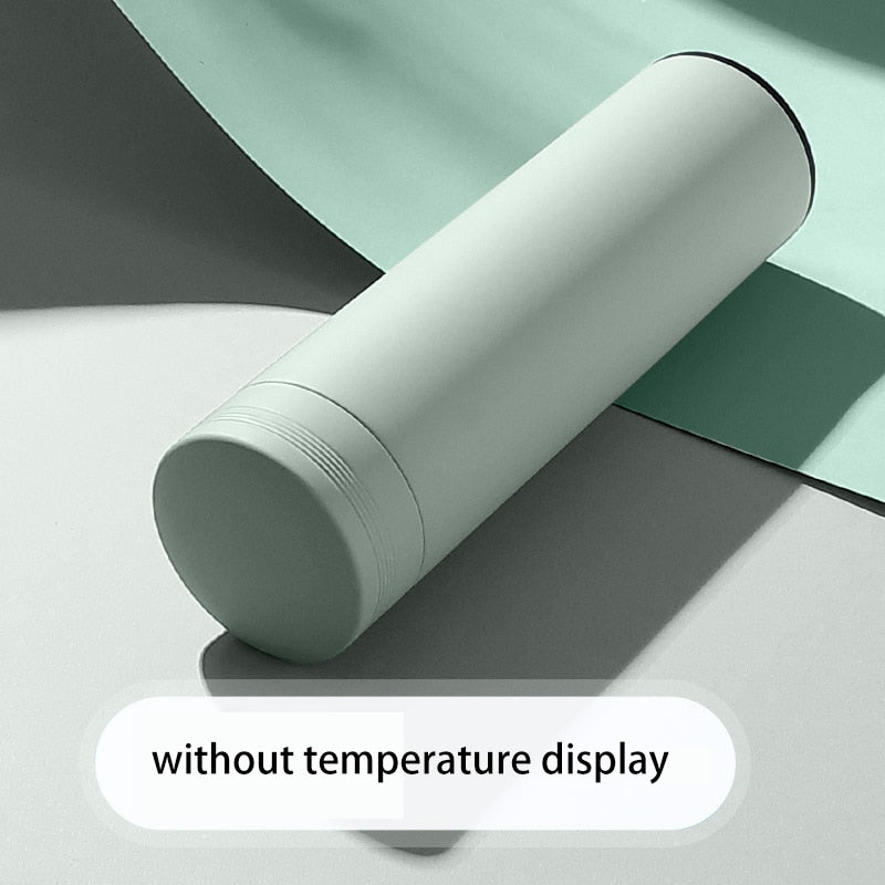 500ml Smart Water Bottle Stainless Steel Thermos Temperature Display
