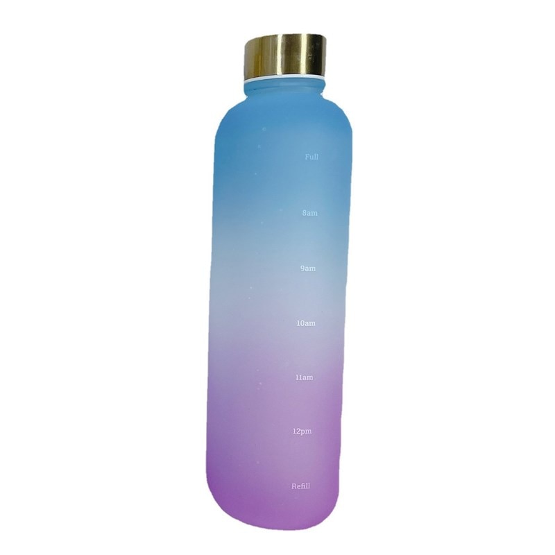 CAPESADE 1L Water Bottle with Time Marker