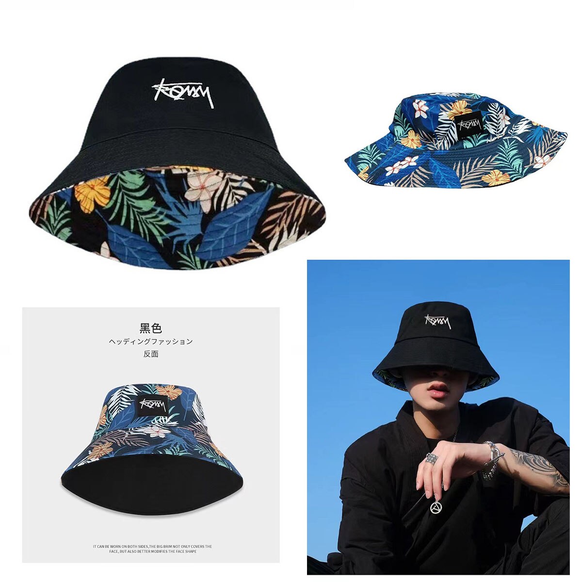 Paranoid Mens Fashion Bucket Hats