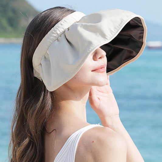 New Summer Sunscreen Empty Top Hat