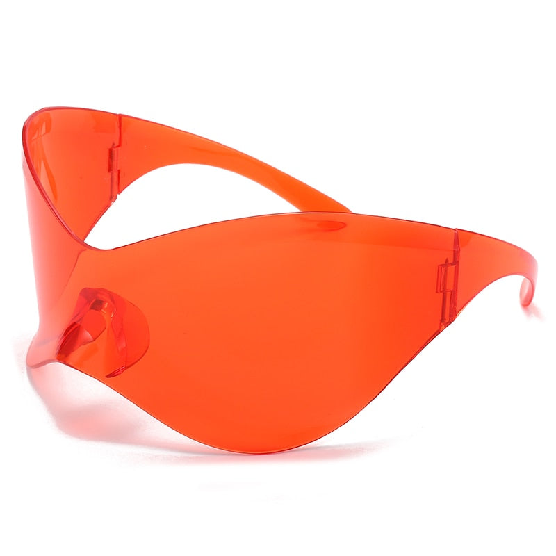 HELLOOEYES Oversized Punk Goggle Sunglasses