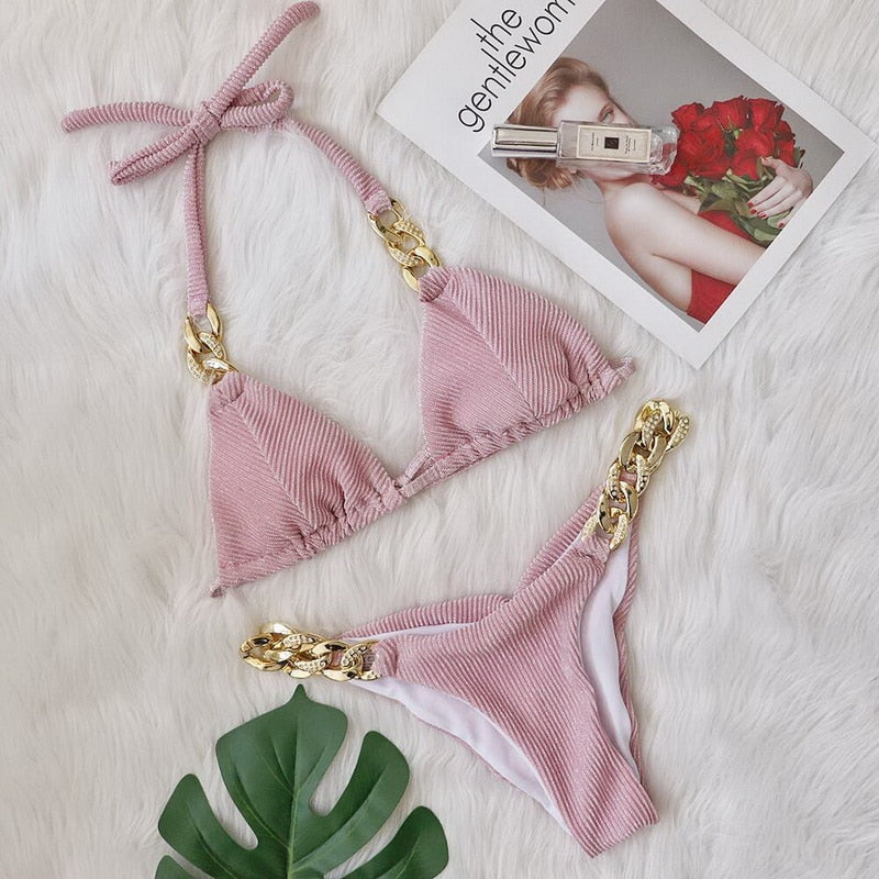 PARA PRAIA Sexy Glint Brazilian Bikini