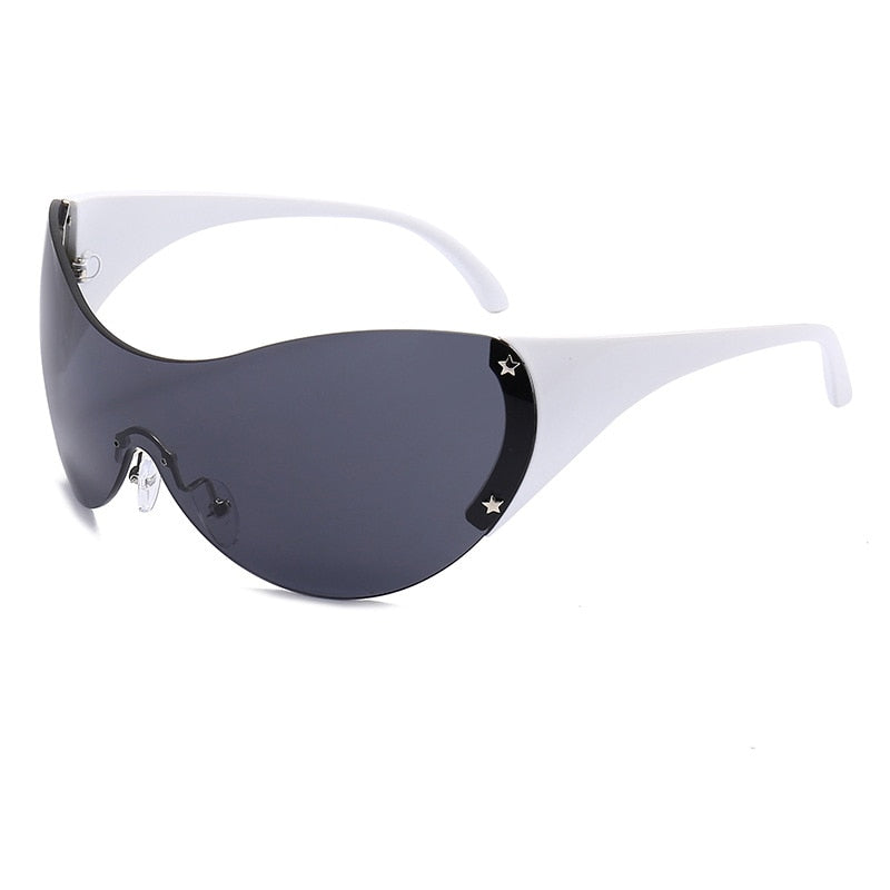 GUVIVI Punk One Piece Sunglasses