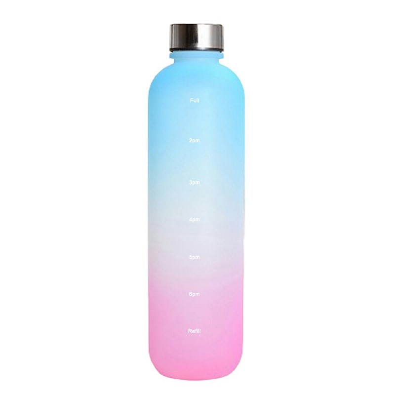 CAPESADE 1L Water Bottle with Time Marker