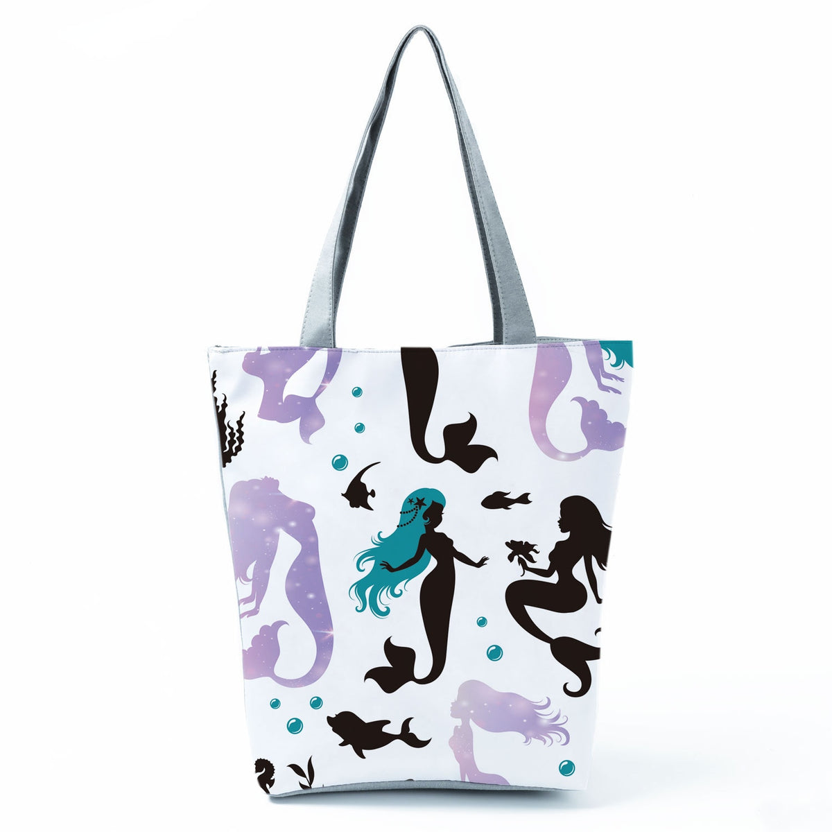 Ocean Shell Print Tote Bag
