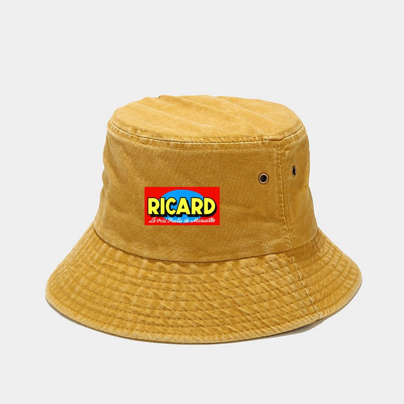 Bob Wash Cotton Denim RICARD Bucket Hat