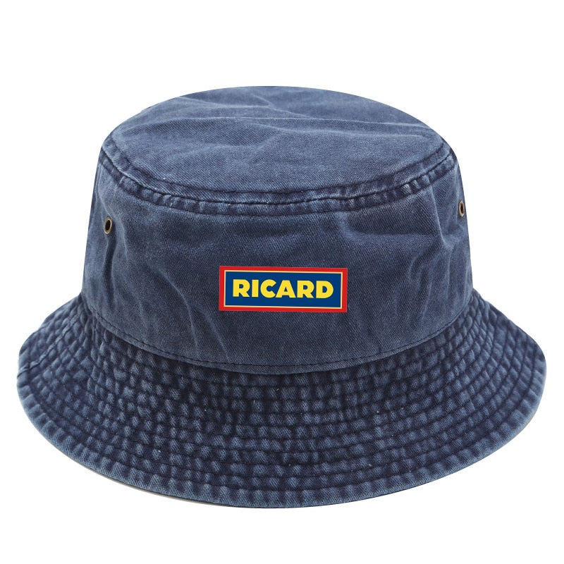 Bob Wash Cotton Denim RICARD Bucket Hat