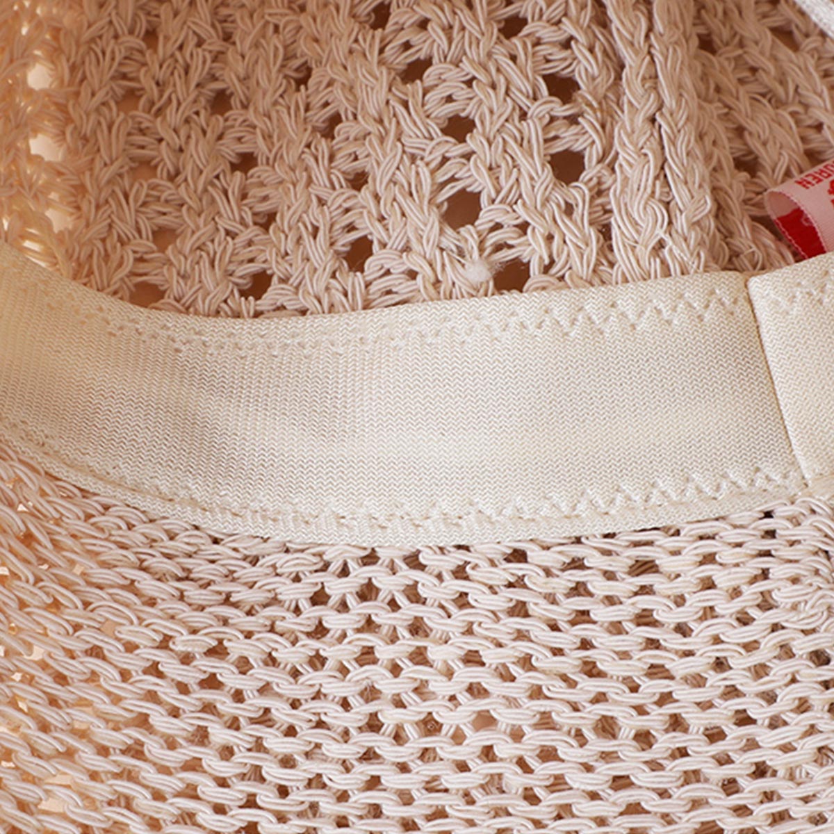 Handmade Ladies Crochet Raffia Straw Bucket Hat