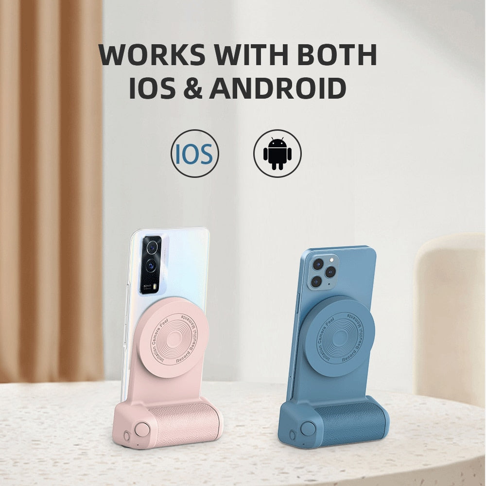 3 in 1 Gripped Multifunctional Magnetic Selfie/Photo Bracket Bluetooth-Compatible