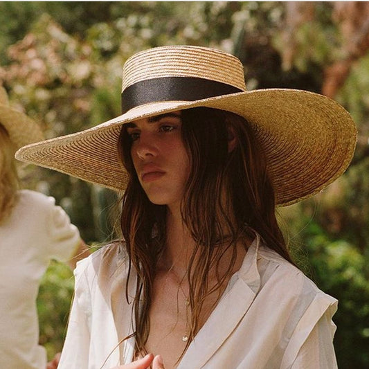 LATWELNG Big Brim Straw Hats For Women