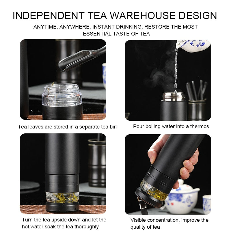 500ml Insulated Cup With Filter