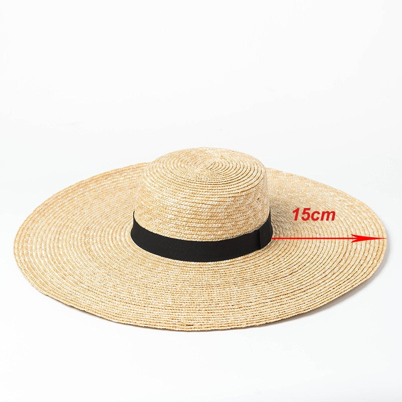 LATWELNG Big Brim Straw Hats For Women