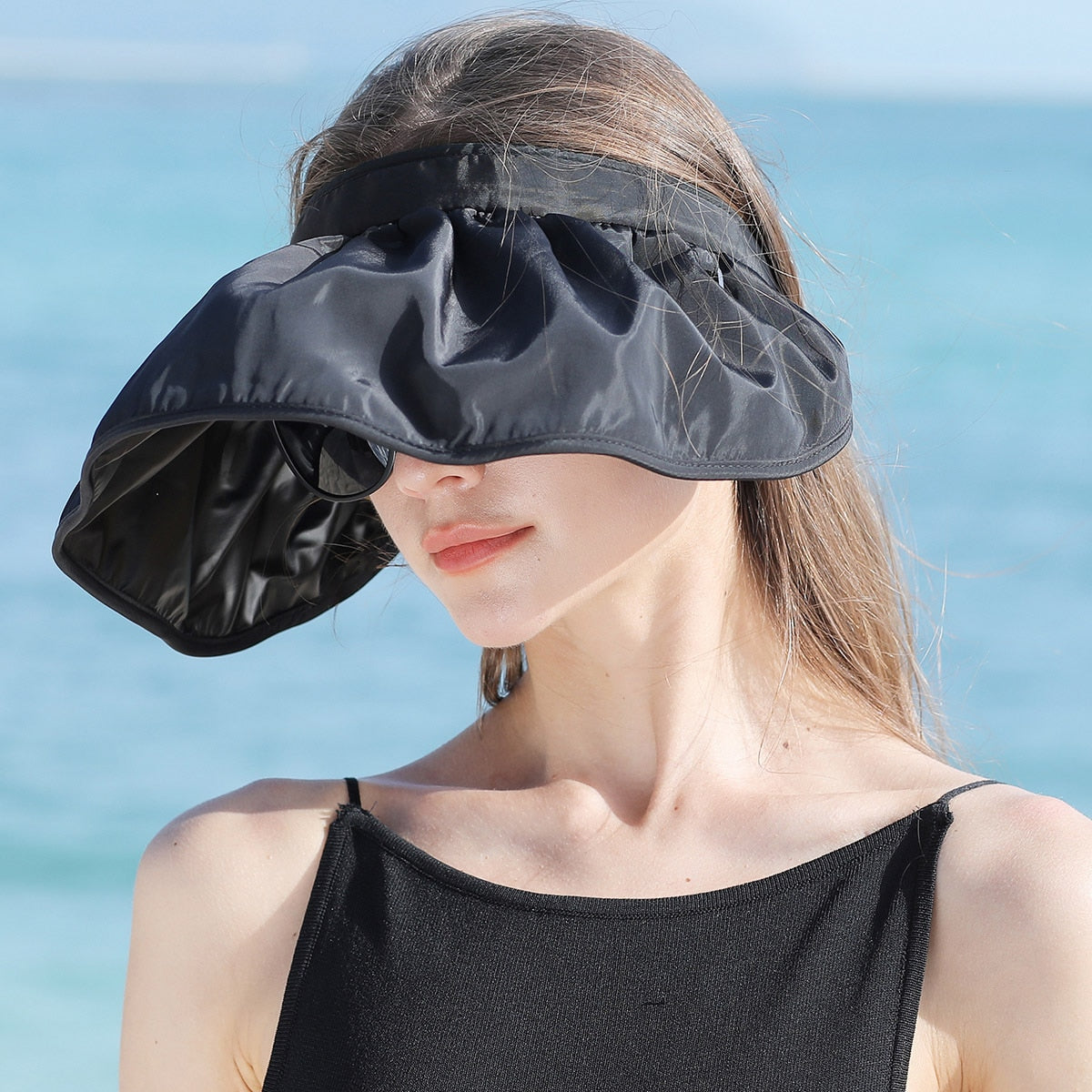 New Summer Sunscreen Empty Top Hat