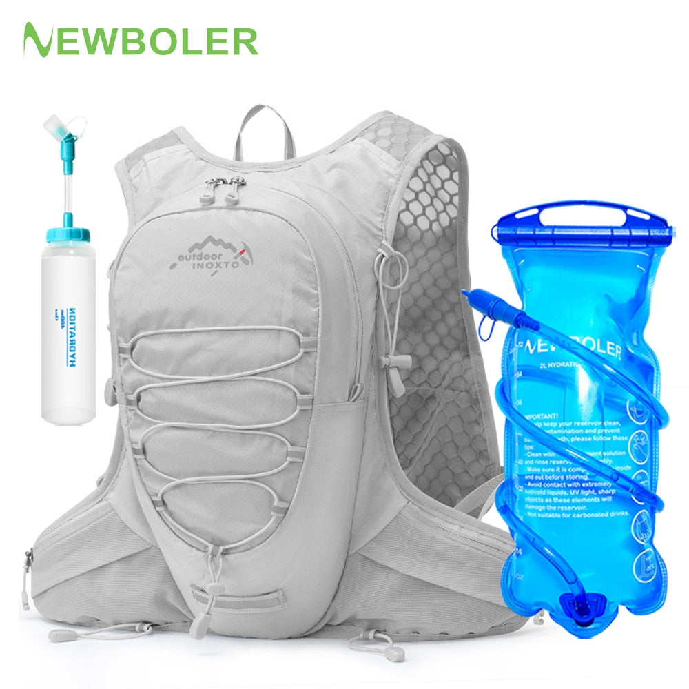NEWBOLER Running Backpack With 2L/2.8L Water Bag