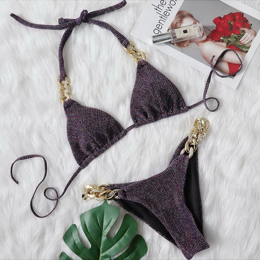 PARA PRAIA Sexy Glint Brazilian Bikini