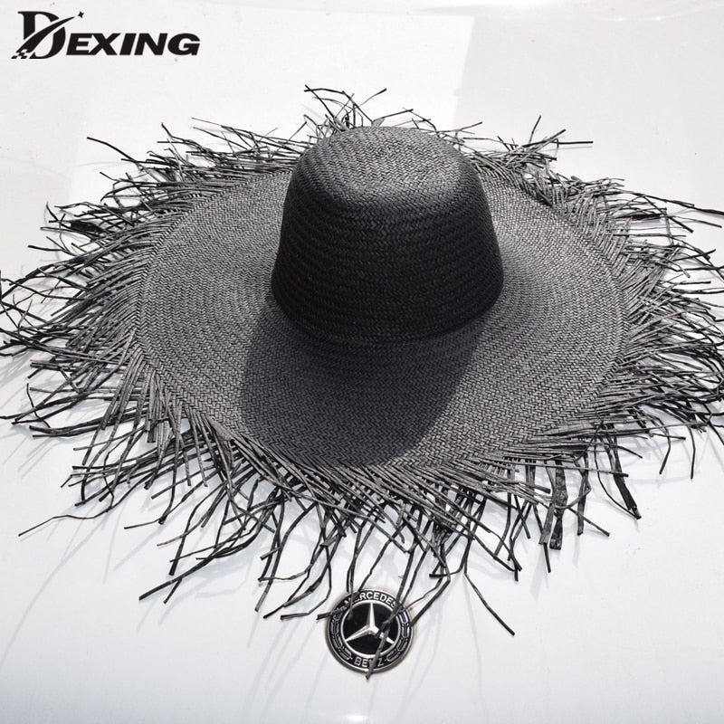 DEXING Wide Brim Straw Hats