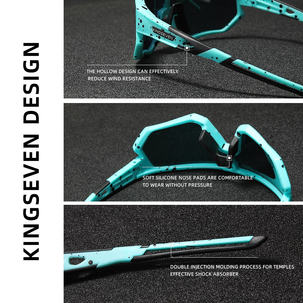 KINGSEVEN Polarized Sports Sunglasses