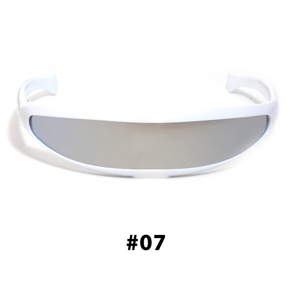 HITTIME Futuristic Narrow Visor Sunglasses