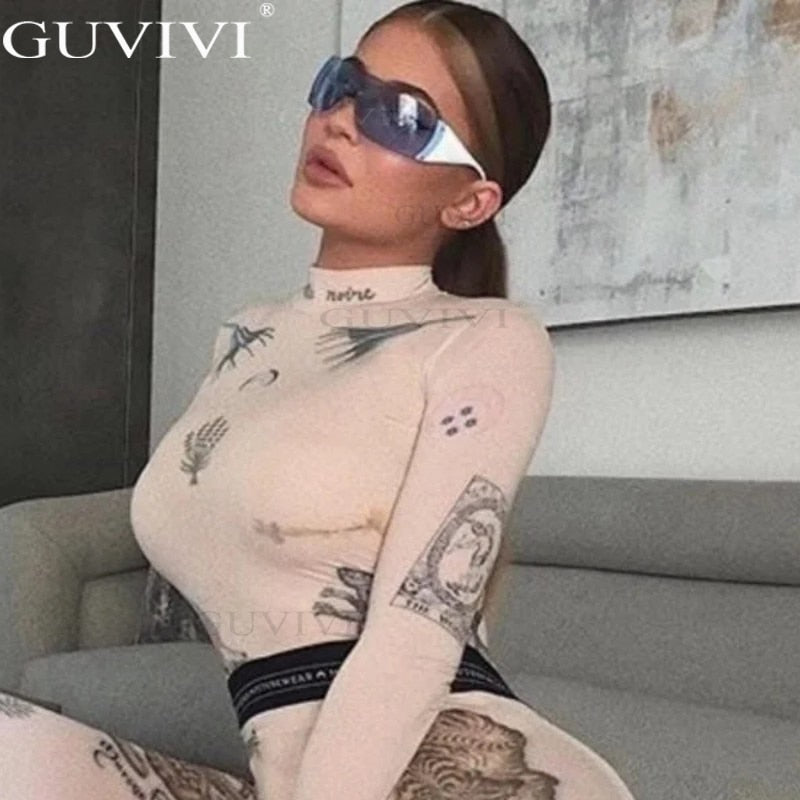 GUVIVI Punk One Piece Sunglasses
