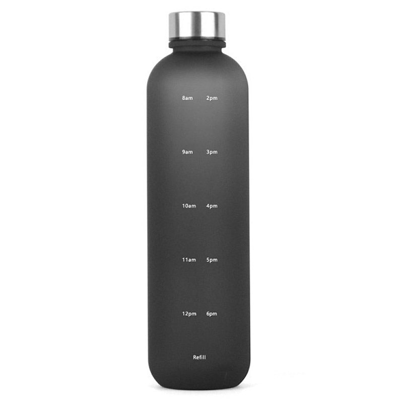 CAPESADE 1L Water Bottle with Time Marker