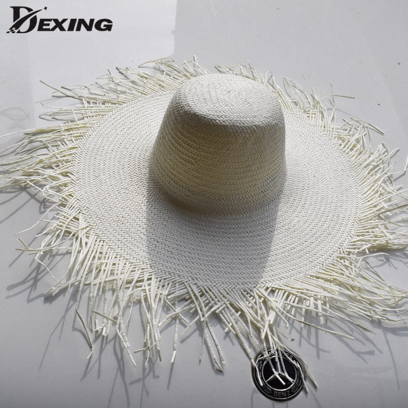 DEXING Wide Brim Straw Hats