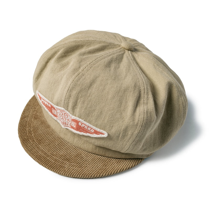 1950s Style Bronson Motorcycle Biker Cap