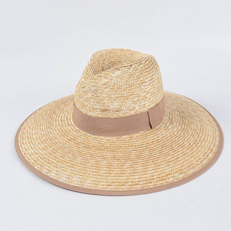 LATWELNG Belt Strap Straw Sun Hat