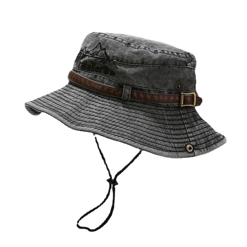 Summer Retro Mountaineering Bucket Hat