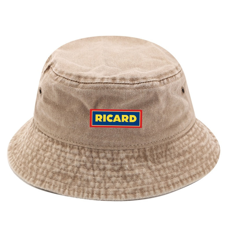 Bob Wash Cotton Denim RICARD Bucket Hat