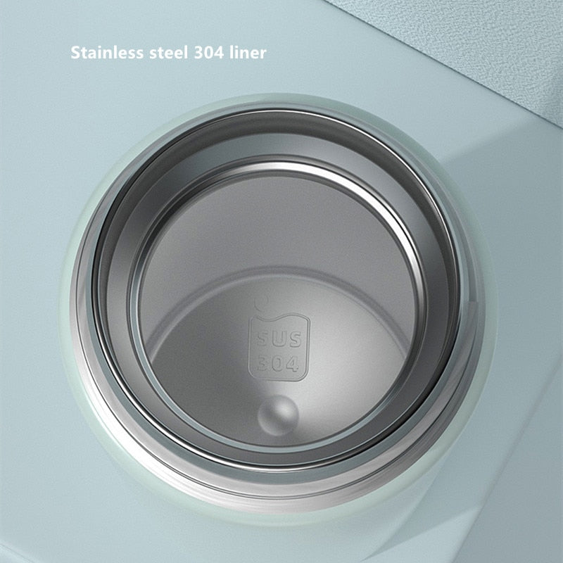 380ml CREAWIND Stainless Steel Water Bottler With Straw