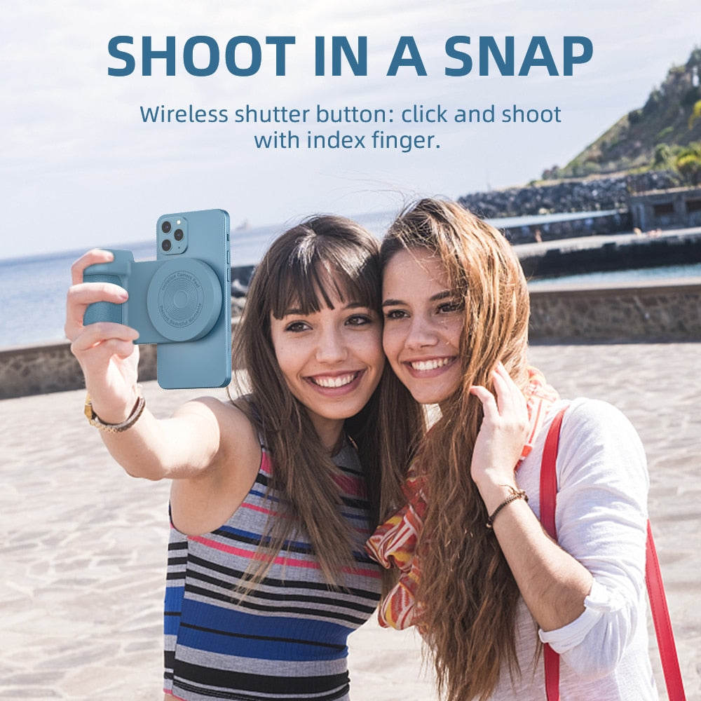 3 in 1 Gripped Multifunctional Magnetic Selfie/Photo Bracket Bluetooth-Compatible