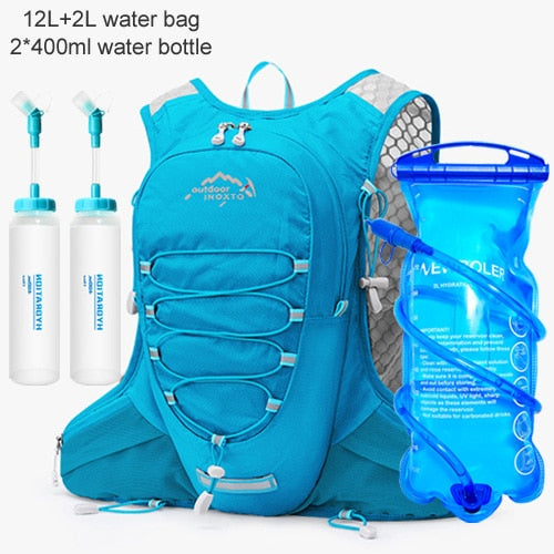 NEWBOLER Running Backpack With 2L/2.8L Water Bag