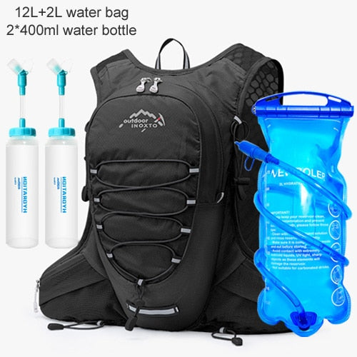 NEWBOLER Running Backpack With 2L/2.8L Water Bag
