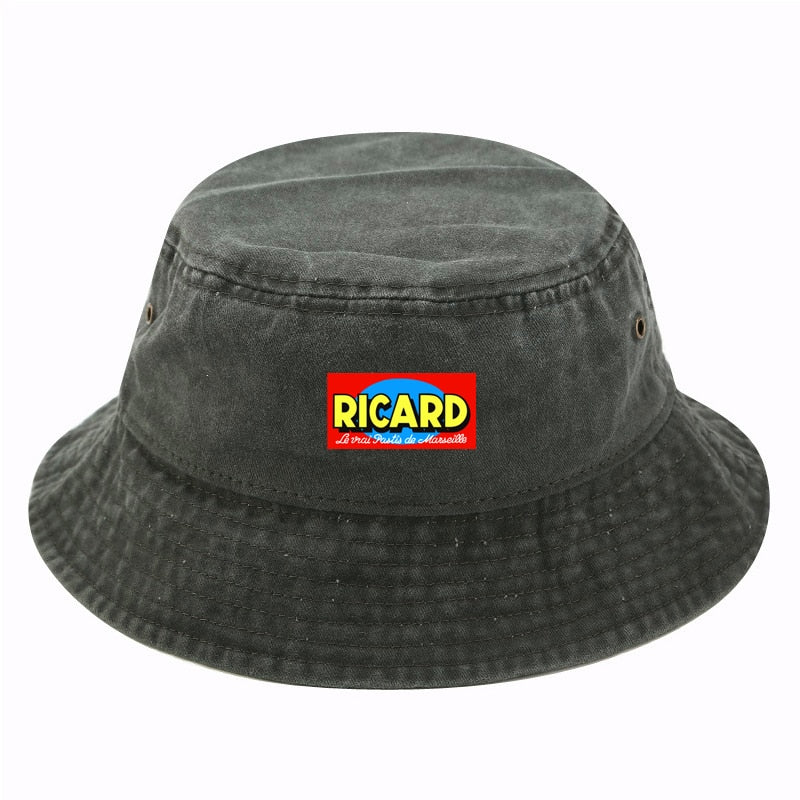 Bob Wash Cotton Denim RICARD Bucket Hat