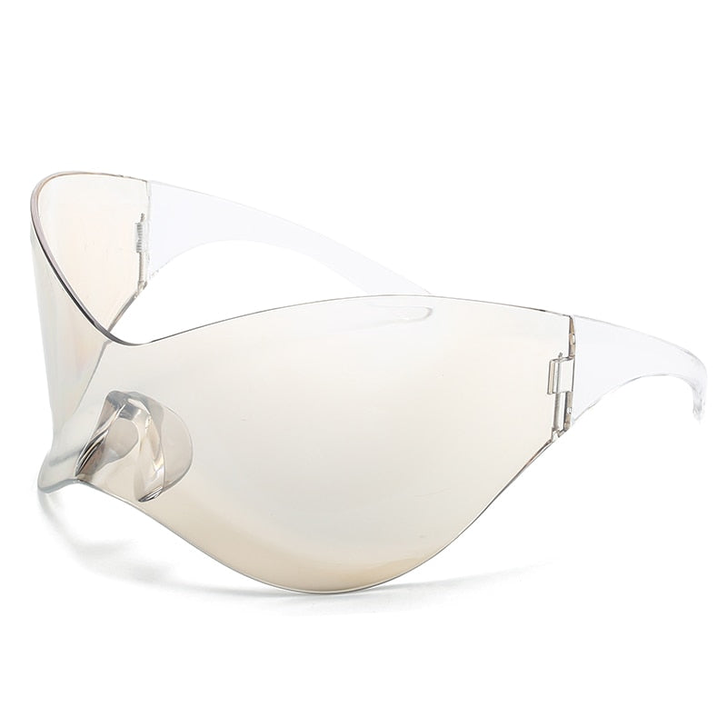 HELLOOEYES Oversized Punk Goggle Sunglasses