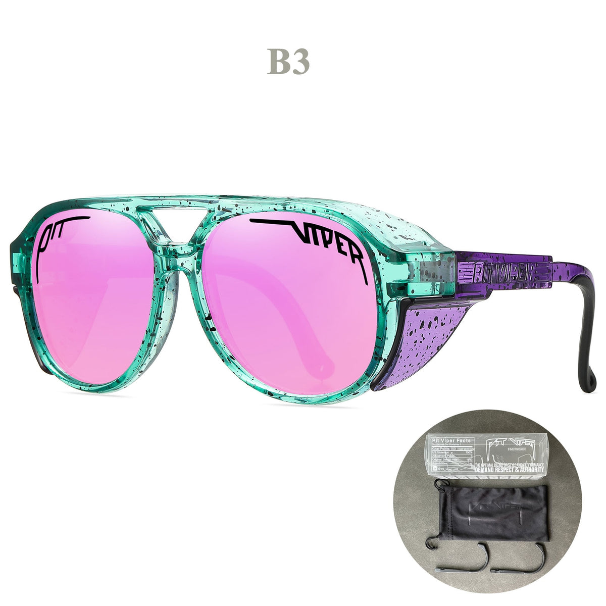 PIT VIPER Outdoor Summer Retro Sunglasses