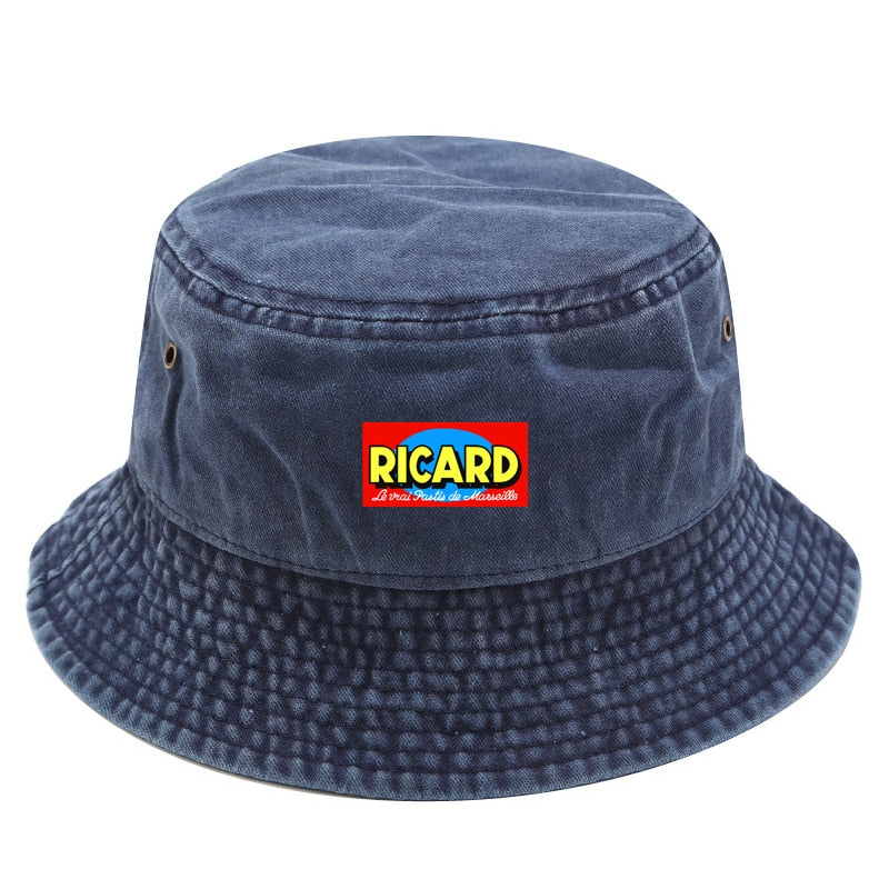 Bob Wash Cotton Denim RICARD Bucket Hat
