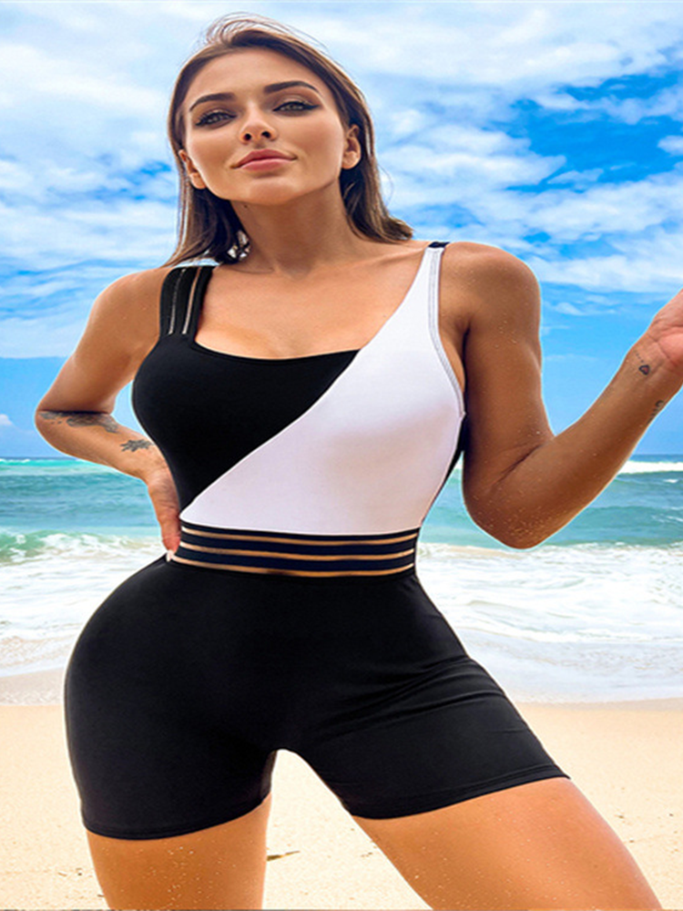 Summer Sexy One Piece Shoulder Cut Out Bikini