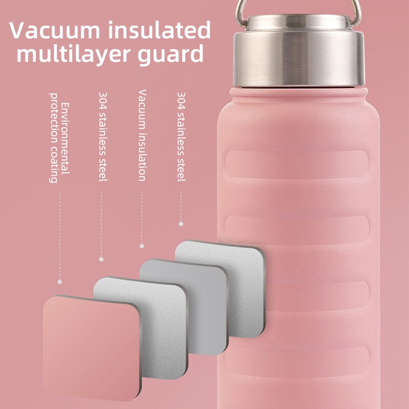 270ml-750ml Outdoor Travel Stainless Steel Water Bottle