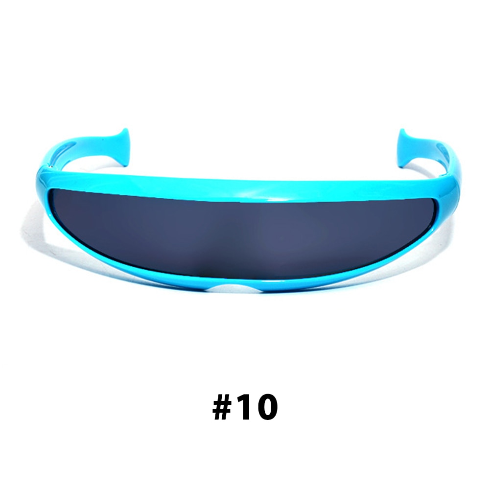 HITTIME Futuristic Narrow Visor Sunglasses