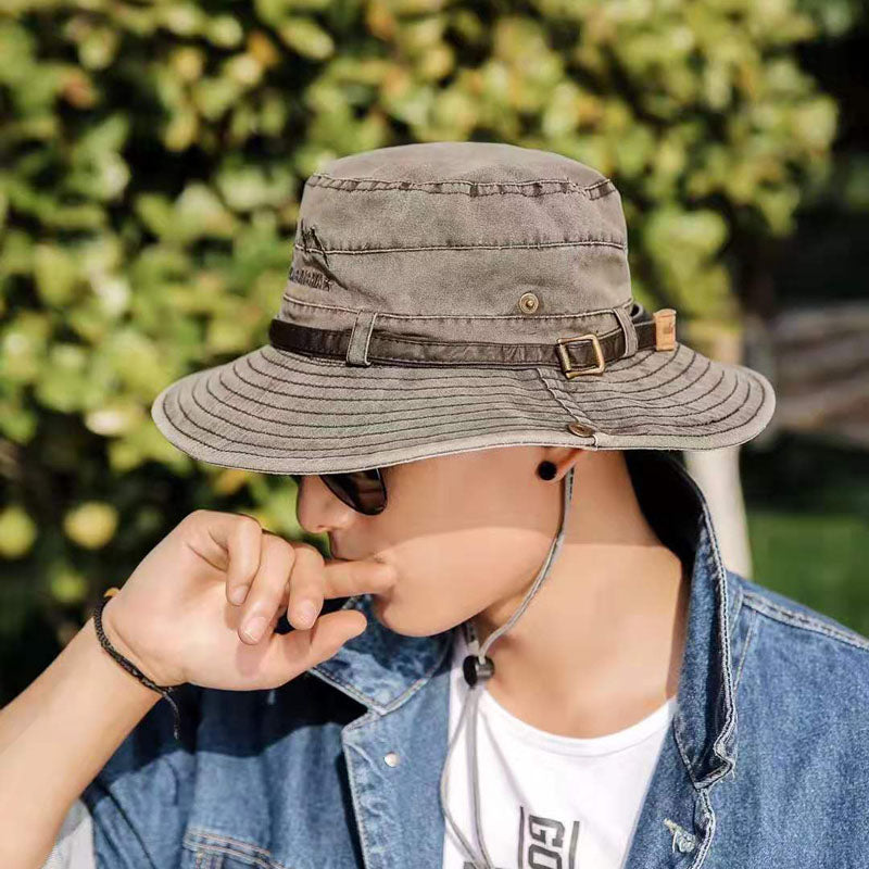 Summer Retro Mountaineering Bucket Hat