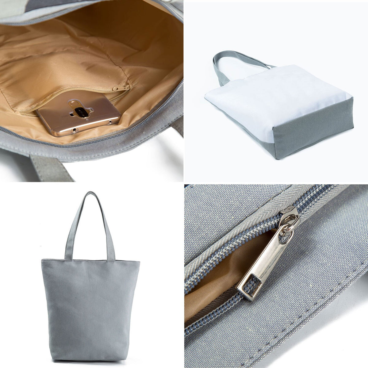 Ocean Shell Print Tote Bag