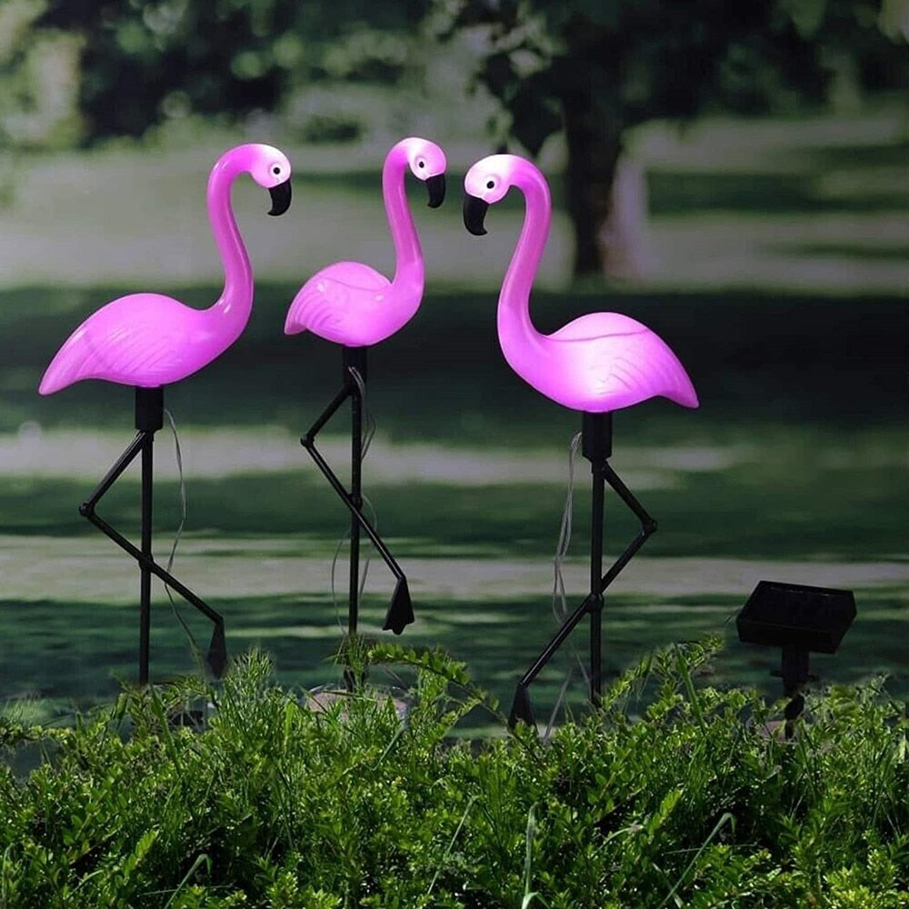 Nordic Flamingo Solar Power Lights