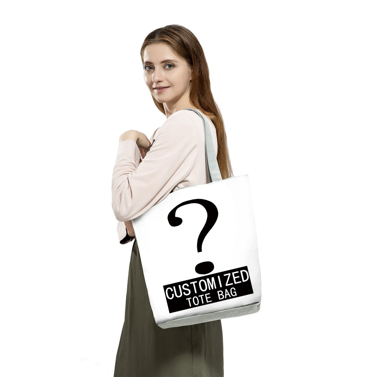 Ocean Shell Print Tote Bag