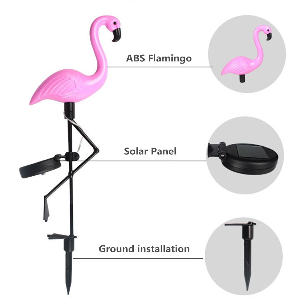 Nordic Flamingo Solar Power Lights